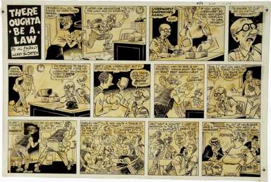 AL FAGALY - THERE OUGHTA BE A LAW SUNDAY 2-27-55 ART
