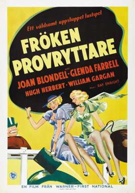 TRAVELING SALESLADY 1935 SWEDISH 1-SHEET Poster