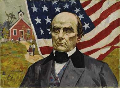 WILLIAM ARTHUR SMITH - Painting of DANIEL WEBSTER
