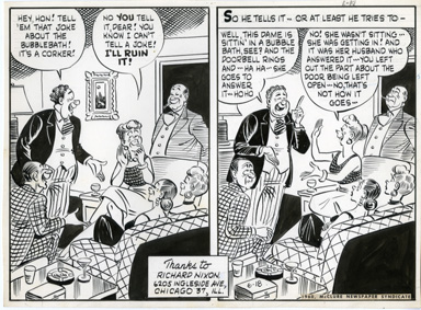 AL FAGALY -OUGHTA BE A LAW DAILY ORIG ART JOKE TELLING