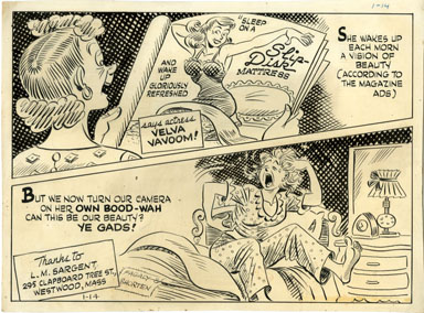 AL FAGALY -OUGHTA BE A LAW DAILY ORIG ART SEXY MATRESS