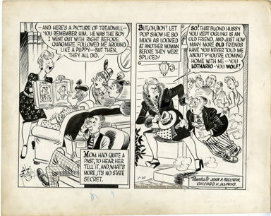 AL FAGALY -OUGHTA BE A LAW DAILY ORIG ART JEALOUSY