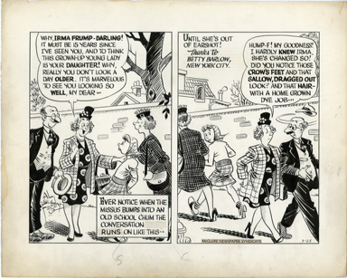 AL FAGALY -OUGHTA BE A LAW DAILY ORIG ART BACKSTABBING
