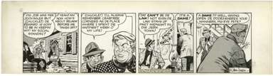RAEBURN VAN BUREN -ABBIE & SLATS DAILY 3-30-46 ORIG ART
