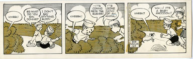 BOB NAYLOR - BIG SISTER DAILY STRIP ORIG ART 1-23-65