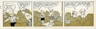 BOB NAYLOR - BIG SISTER DAILY STRIP ORIG ART 1-26-65