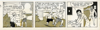 BOB NAYLOR - BIG SISTER DAILY STRIP ORIG ART 3-17-65