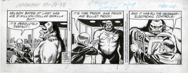 LARRY LIEBER - SPIDER-MAN DAILY ART 10-19-98 GORILLA