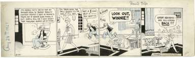 MARTIN BRANNER - WINNIE WINKLE DAILY ORIG ART 8-24-27