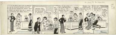 MARTIN BRANNER - WINNIE WINKLE DAILY ORIG ART 10-18-30