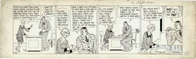 MARTIN BRANNER - WINNIE WINKLE DAILY ORIG ART 6-29-27