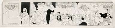CHIC YOUNG - BLONDIE DAILY PROD. PHOTOSTAT 1933 WEDDING
