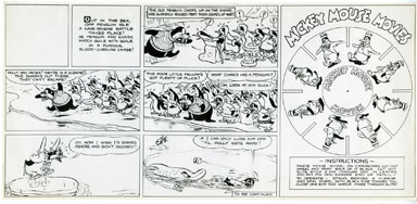 SILLY SYMPHONIES PRODUCTION PROOF 8-19-34 PENGUIN ISLE