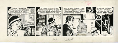 PAUL PINSON - DAN DUNN DAILY ORIGINAL ART 12-15-42