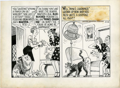 AL FAGALY - OUGHTA BE A LAW DAILY ART MANGY CAT KITTEN