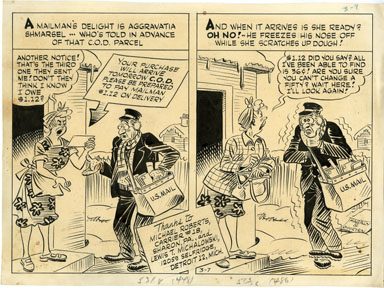 AL FAGALY - OUGHTA BE A LAW DAILY ART MAILMAN C.O.D.