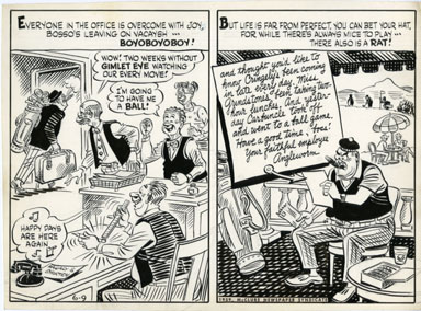 AL FAGALY - OUGHTA BE A LAW DAILY ART 6-9-59 GOLF TRIP