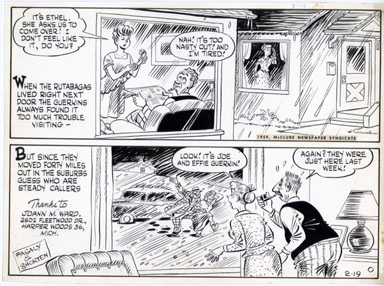 AL FAGALY - OUGHTA BE A LAW DAILY ORIG ART NEIGHBORS