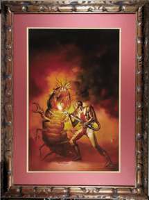 BORIS VALLEJO - WAR AGAINST THE CHTORR ORIG PAINTED ART