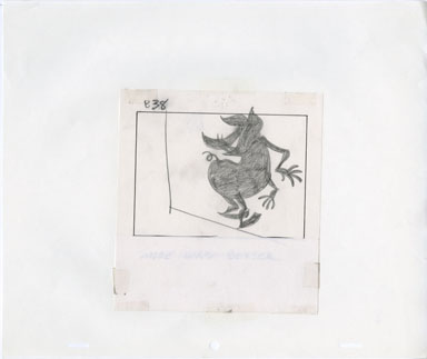 FAERIES ANIMATED TV - STORYBD ORIG ART MAGIC SHADOW 15