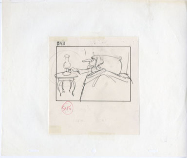 FAERIES ANIMATED TV - STORYBOARD ORIG ART BEDTIME (2)