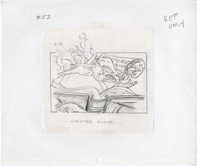 FAERIES ANIMATED TV - STORYBOARD ORIG ART RESEARCH (2)