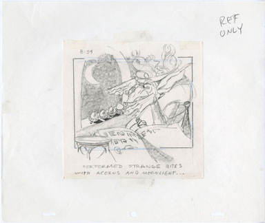 FAERIES ANIMATED TV - STORYBOARD ORIG ART RESEARCH (3)