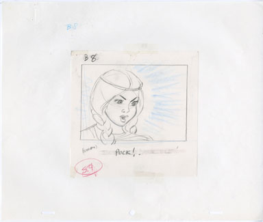 FAERIES ANIMATED TV - STORYBOARD ORIG ART - PRINCESS