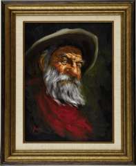 GERALD FARM - COWBOY ORIGINAL PAINTED ART (1973)