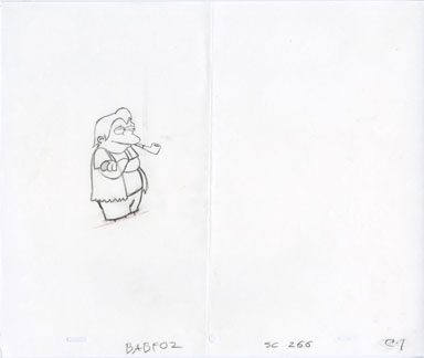 SIMPSONS - ANIMATION DRAWING - NELSON "HELLO GUTTER"