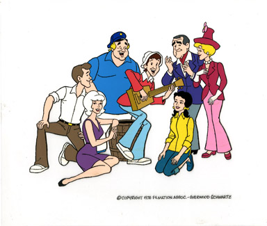 NEW ADVENTURES OF GILLIGAN PROMOTIONAL ANIMATION CEL