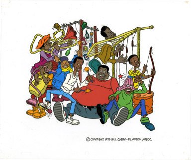FAT ALBERT & THE COSBY KIDS PROMOTIONAL ANIMATION CEL