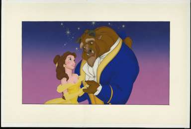 BEAUTY AND THE BEAST PROMOTIONAL ILLUSTRATION (1991)