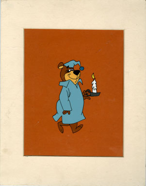 YOGI BEAR ANIMATION PROD. CEL ORIGINAL ART - NIGHTSHIRT
