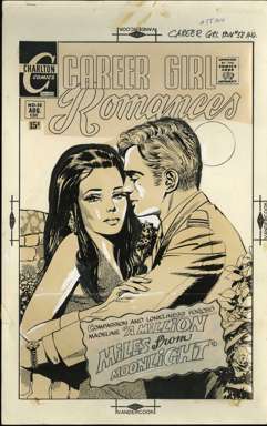 PRODUCTION ART COVER - CAREER GIRL ROMANCES #58 (1970)