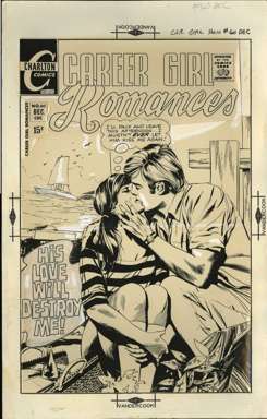 PRODUCTION ART COVER - CAREER GIRL ROMANCES #60 (1970)