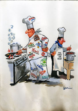 ELDON DEDINI - THIS SPACE FOR RENT ILLUSTRATION (1995)