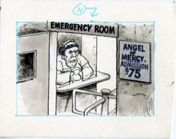 HARRY NORTH - MAD #231 MEDICINE/ANGEL OF MERCY ORIG ART