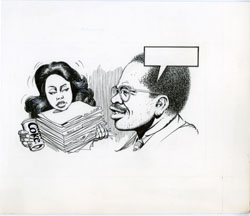 GEORGE WOODBRIDGE - MAD #315 CLARENCE THOMAS ORIG ART