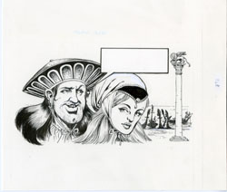 GEORGE WOODBRIDGE - MAD #315 MARCO POLO ORIG ART