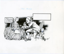 GEORGE WOODBRIDGE - MAD #315 PAUL REVERE ORIG ART
