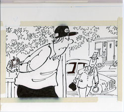 PAUL COKER - MAD #285 APPLE A DAY/DOCTOR AWAY ORIG ART