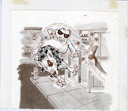 BOB JONES - MAD #281 SPUDS MACKENZIE: DOG SHOW ORIG ART