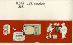 AL JAFFEE - MAD #233 DEAD TV SCREEN PLOY ORIG ART