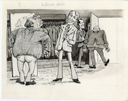 HARRY NORTH - MAD #220 TOO-TIGHT PANTS ORIG ART