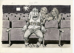 HARRY NORTH - MAD #220 SPOILING THE MOVIE ORIG ART