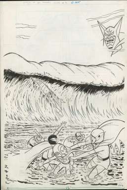 WIN MORTIMER - BATTLE OF THE PLANETS #8 COVER ART WAVE