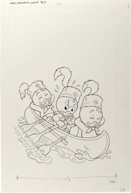 BOB GREOGRY - JR. WOODCHUCKS #67 ORIG COVER ART 1980
