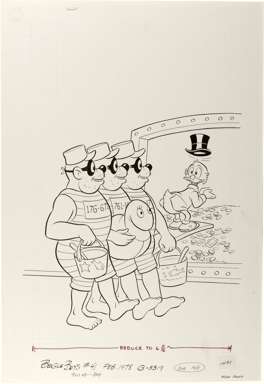 PETE ALVARADO - BEAGLE BOYS #41 ORIG COVER ART (1978)