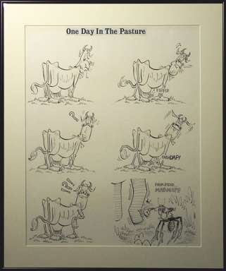 DON MARTIN - MAD #101 CMPLT 1-PG GAG STORY ART PASTURE